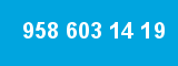 958 603 14 19 958 603 14 19